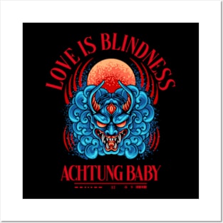 Love Is Blindness Achtung Baby Posters and Art